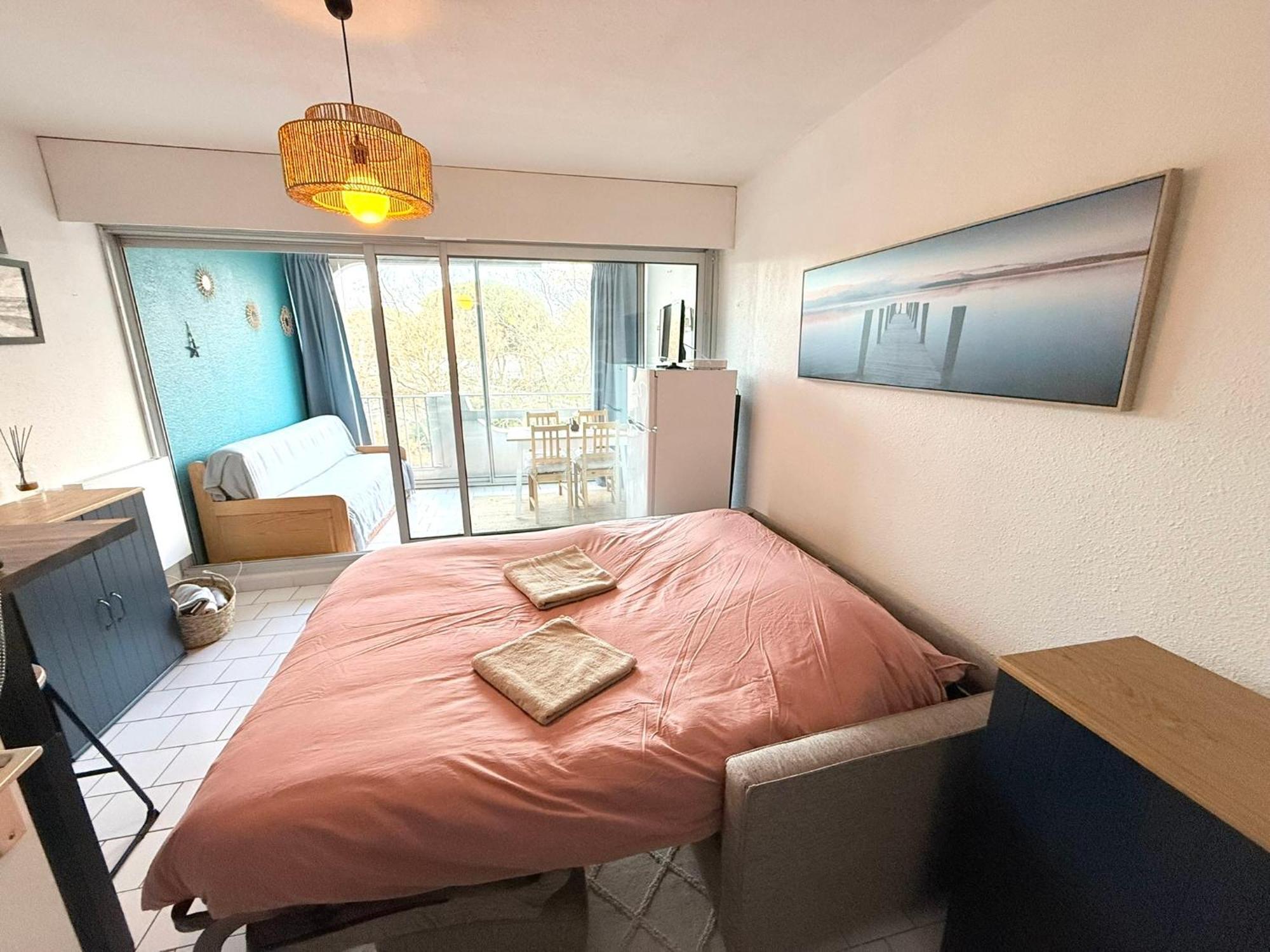 Appart Grande Motte Quartier Couchant - Parking - Balcon- Piscine - Plage 300M La Grande-Motte Eksteriør billede