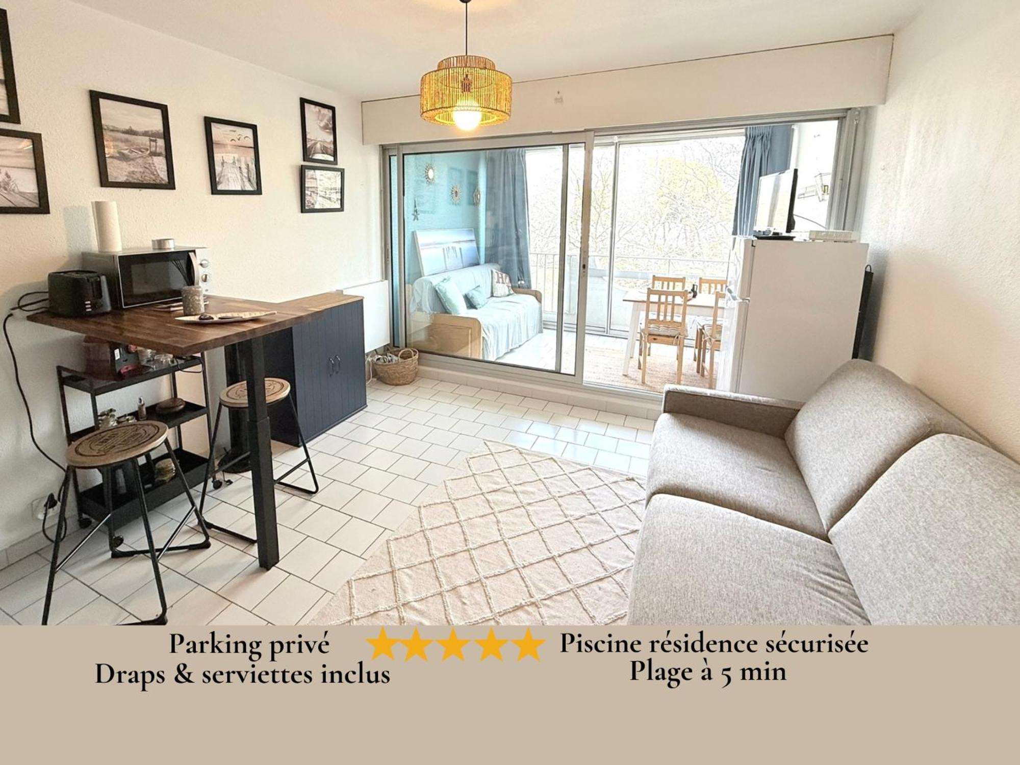 Appart Grande Motte Quartier Couchant - Parking - Balcon- Piscine - Plage 300M La Grande-Motte Eksteriør billede